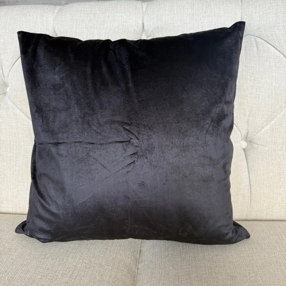 NEW Black and White Accent Pillow